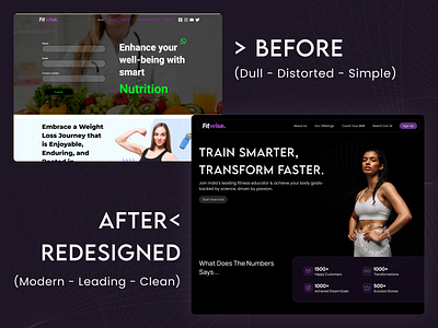 Fitwise - A modern, science-backed fitness platform branding design figma fitness freelance motion graphics product design redesign ui uiux design ux websiteui