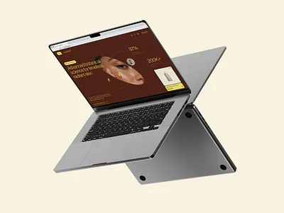 Lumina® - Website landing page alif app care design health landing page landingpage mockyp modern site skin skincare ui ui ux design ux web web design web site webdesign website