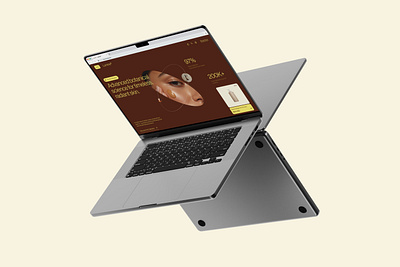Lumina® - Website landing page alif app care design health landing page landingpage mockyp modern site skin skincare ui ui ux design ux web web design web site webdesign website