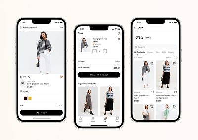 Fashion Marketplace App – Mdrouz app design ecommerce fashion interaction design minimal mobile modest seller ui uiux ux vendor
