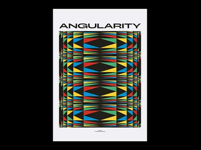 Angularity geometrical design graphic design music poster poster designer retro swiss design tribal poster typography vintage poster