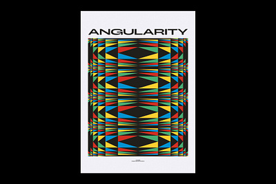 Angularity geometrical design graphic design music poster poster designer retro swiss design tribal poster typography vintage poster