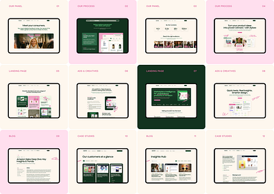 Aybee - E-commerce Research Platform | Minimum Code ai ai e commerce ai pictures ai platform beige beige design bold typography creative design creative landing page e commerce green green design hero section hero section landing page marketing tool pink pink design research research platform screens