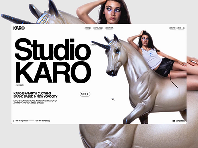 Studio KARO 🙃 animation creative design e commerce ecommerce gsap homepage interactive nuxt.js shop ui ui design uiux web design web designer web developer web development webdesign webdevelopment website