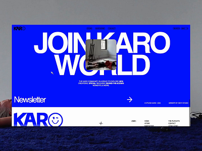 Studio KARO — Footer animation artwork creative design e commerce ecommerce gsap interactive nuxt.js shop ui ui design uiux web design web designer web developer web development webdesign webdevelopment website
