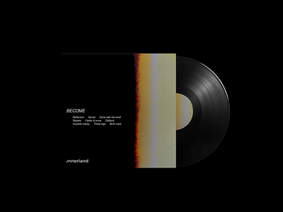 Logotype & Album Cover for Innerland album design brand identity cover design film photography graphic design innerland landscape layout logotype music music cover music design photography print soundcloud soundscape spotify typography