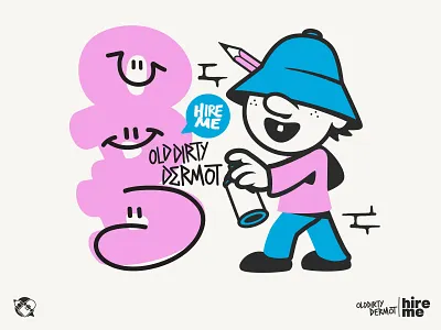 warm up! character design graphics illustration letters mascot t shirt design tee design vector vector design