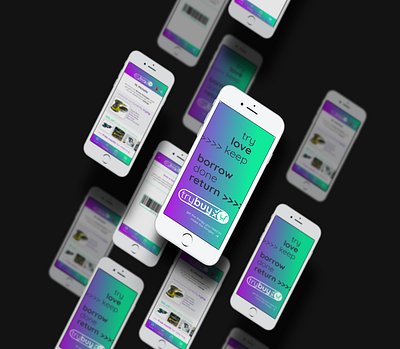 Trybuy - App Design app design ui ux
