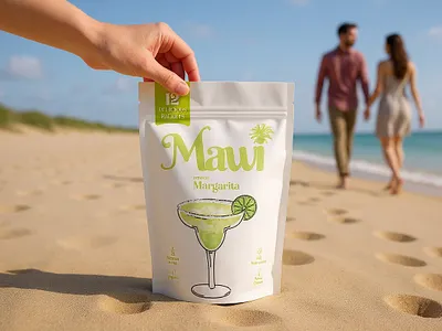 Mawi Drink powder packaging design branding design graphic design illustration label design mawi mawi drink packaging design pouch design pouch label powder product label design soft drink