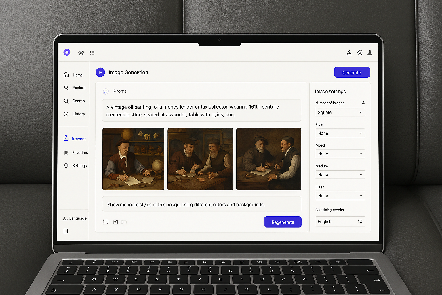 Image Generation Tool – Create Vintage Art with AI ai style