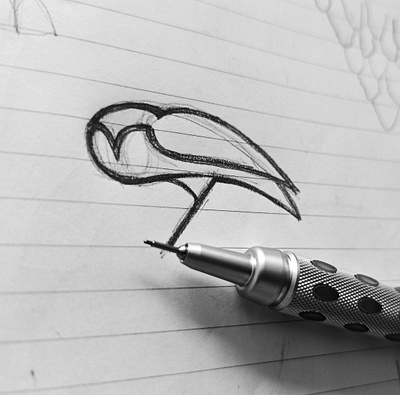 Owl sketch animal bird concept drawing idea illustration logo owl sketch