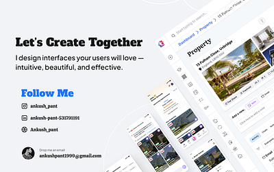 Modern Real Estate App & Dashboard UI Design branding real estate ui ux