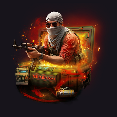 Terrorist Case betting casino cs go gambling game design gaming igaming lootbox opencase