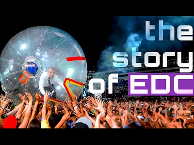 The story of EDC Youtube Thumbnail banner branding instagram poster social media thumbnail tiktok twitch ui youtube