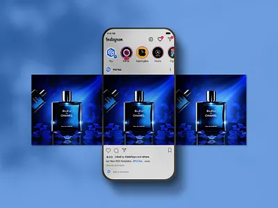 Perfume Ads Banner Design । Product Manipulation branding design graphic design illustration social media post ui vector