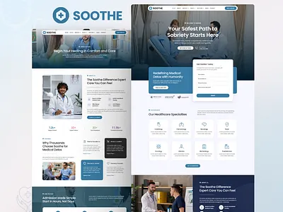 Soothe - Medical & Healthcare Elementor Template Kit cardiology clinic dentist doctor elementor health hospital landing page landingpage medical medication medicine medicines moedern polyclinic tending top ui webdesign wordpress
