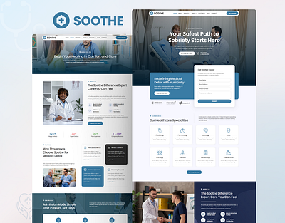 Soothe - Medical & Healthcare Elementor Template Kit cardiology clinic dentist doctor elementor health hospital landing page landingpage medical medication medicine medicines moedern polyclinic tending top ui webdesign wordpress