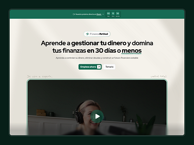 Landing page VSL - Method bank canva course dating digital dinero hero hotmart landing landing page landingpage launch marketing digital money paginadevenda paginaventa sale sales videosale vsl