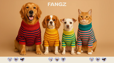 Trendy Shopify E-Commerce Design for Pet Fashion Brand doge store ecommerce landing page online store pet brand pet fashion pet store shopify web design website