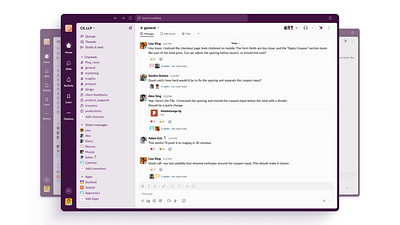 Smart Summaries in Slack ai animation design prototype slack ui ux