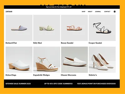 E-commerce Website Hero Section Design design graphic design ui ux web design website