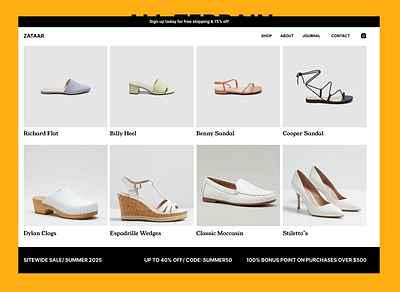 E-commerce Website Hero Section Design design graphic design ui ux web design website