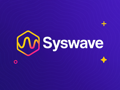 Syswave Modern Tech Logo Design brand branding creative gradient graphic design inspiration logo minimal