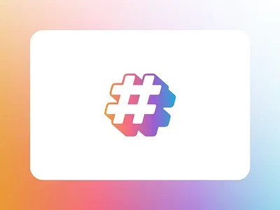 Hashtag # Logomark app icon design brand designer brand identity branding brandmark creative logo design graphic design hashtag icon kashifalisamo logo logodesign logomark logotype symbol visual branding visual identity