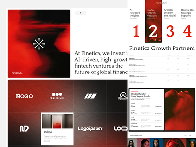 Finetica – AI-Powered Fintech Landing Page Exploration ai branding designexploration dribbbleshowcase fintech landingpage uidesign uxdesign visualdesign webdesign