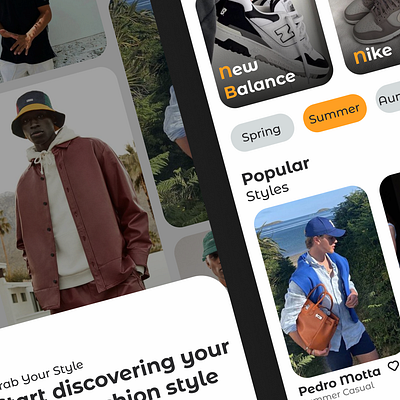Fashion App Design app concept app prototype digital fashion fashion app interaction design interface design mobile app design mobile ui product design ui design ui inspiration user experience user interface ux design