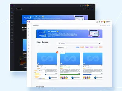 HUBFY APP Student area app design app prototype course platform dark mode e learning interaction design interface design learning experience design light mode mobile ui online course app student dashboard ui design user flow ux design