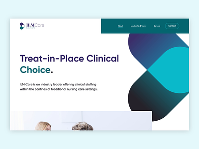 Clinical Services - About Us Page business clinical corporate website design hospital medical minimal motion design nursing ui visual design webdesign