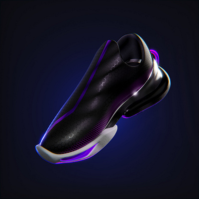 3D futuristic Sneaker Concept 3d 3d design 3d modeling 3d rendering blender cycles design substance painter