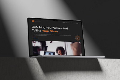 MOVIEWSCRIPT - Video Production Company Website Design creative figma graphic design hero section landing page landing page design logo minimalist mockup simple ui uiux web web developer web development website design wordpress