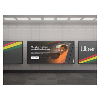 Uber-Style Illustration Exploration brand presentation corporate branding exhibition design ghana design global branding illustration outline illustration startup design uber style