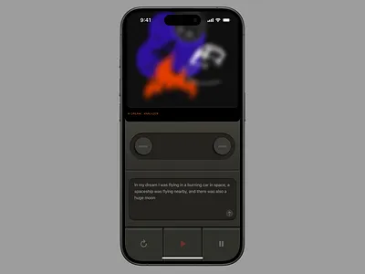 Dream Analyzer app design graphic design mobile app ui ux