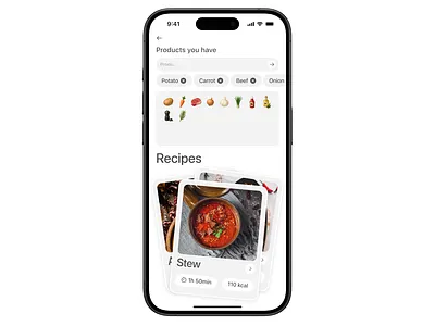 Recipes app design graphic design mobile app ui ux
