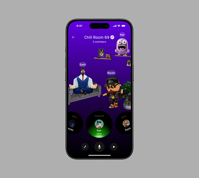 Chill Room app design graphic design illustration mobile app ui ux