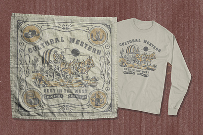 Cultural Western - Best in the West apparel apparel design art branding cowboy cowgirl graphic design illustration logo merchandise rodeo vintage design vintage logo west western