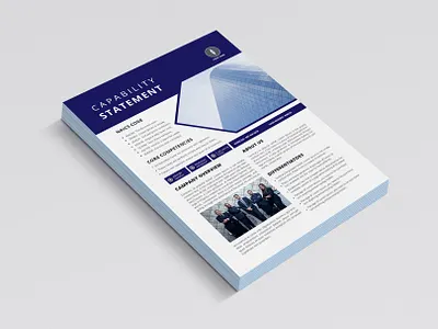 Capability Statement Templates company expertise