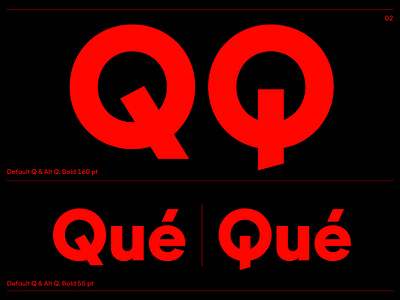 Majorant Typeface red