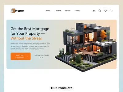Real Estate Landing Page adobe xd agency best design dribbble best shot figma figma design homepage landing landing page real estate ui ui design ui designer usa website ux design web page website design wireframe