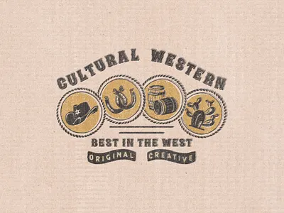 Cultural Western - Best in the West apparel apparel design branding cowboy cowgirl graphic design illustration logo rodeo rodeo design vintage design vintage logo western western apparel westernn rodeo