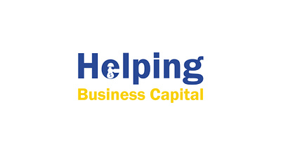 Helping business capital Logo clean design