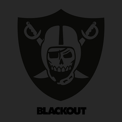 Raiders Alternate "Dark Side" branding dark side design football logo pirates sports