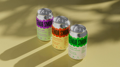 Señor Smoke apple pie baseball beverage branding cannabis cans cocktail cpg grape ape label logo margarita marijuana minnesota mustache packaging thc twins type weed