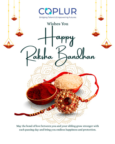 Raksha Bandhan Post graphic design