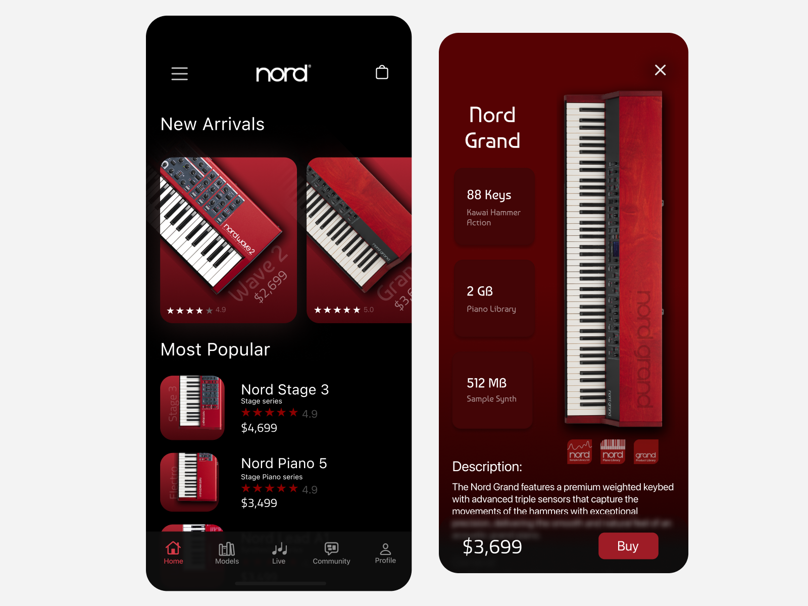 Nord Keyboards App UI Design by Theophorus Samuel on Dribbble