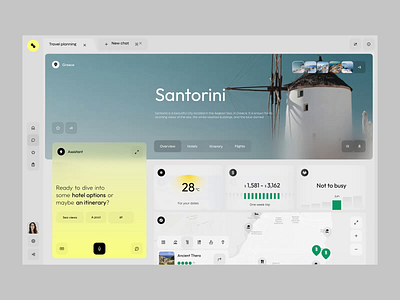 TripAI - SaaS Dashboard & UX UI Design admin ai app crm dashboard saas ui uiux ux