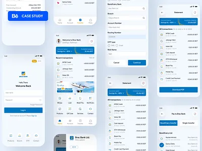 Brac Bank Mobile App Redesign ( Case study ) banking app case study clean dribbble best shot experience design finance fintech mobile app mobile banking money app payment payment app payment method redesign research ui uiux case study user ux wallet